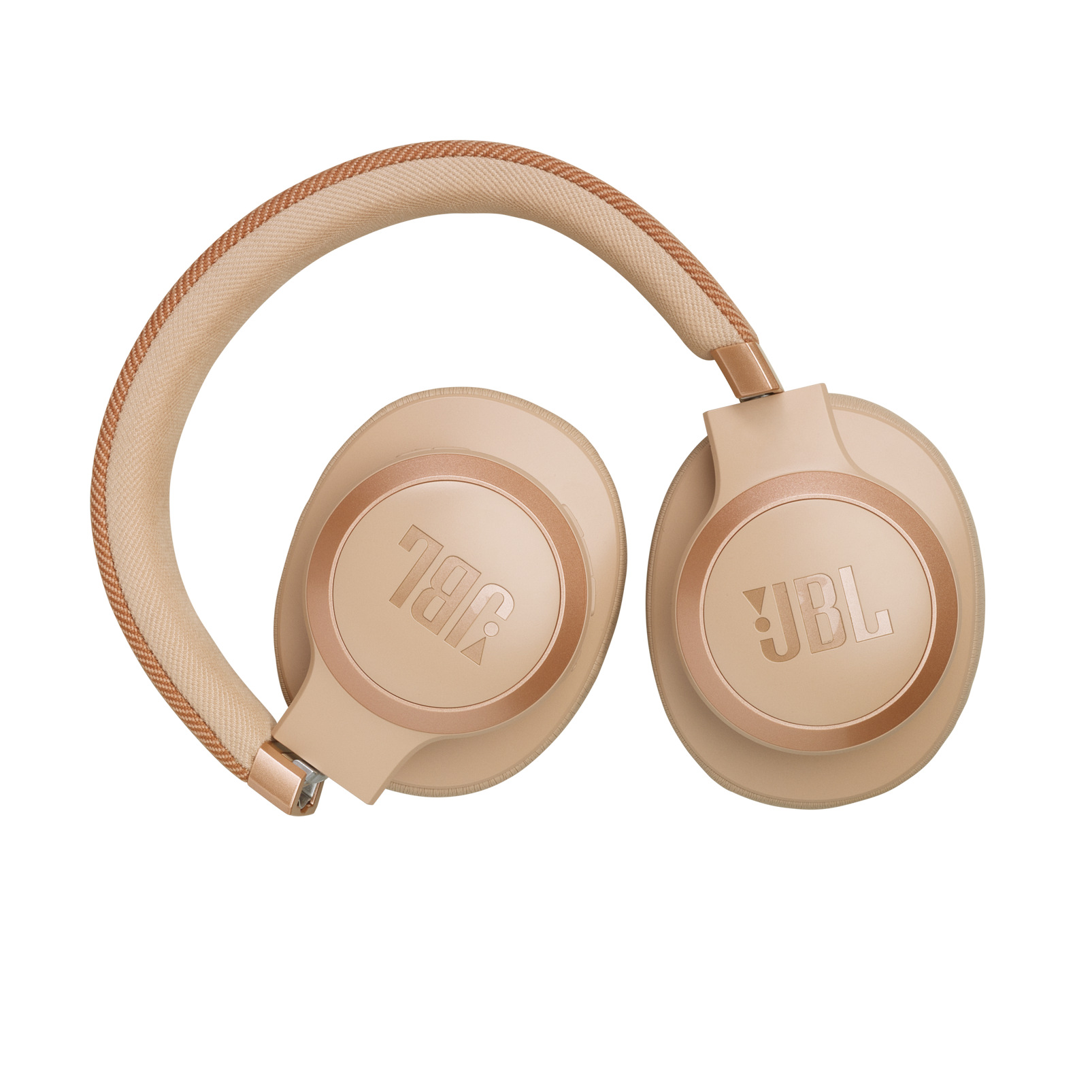 JBL Live 770NC - Sandstone - Wireless Over-Ear Headphones with True Adaptive Noise Cancelling - Detailshot 4